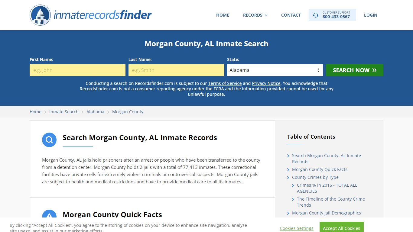 Morgan County, AL Inmate Lookup & Jail Records Online